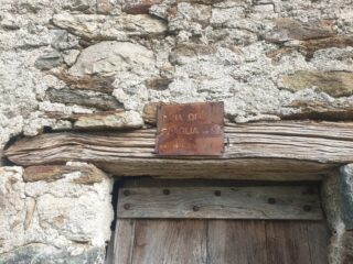 Alpe Raja, dove si lascia la sterrata.