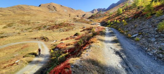 Colori autunnali verso il colle Fetita