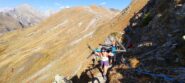 Passaggio attrezzato verso la cima