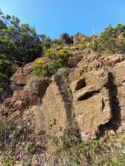 La partenza, si intravede il bollo sbiadito 