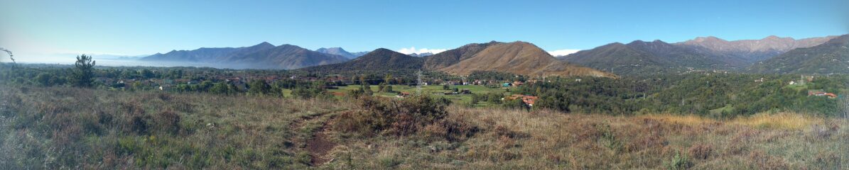 panoramica dal Bric Frera