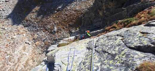 3° tiro 6b+ - Uscita in sosta