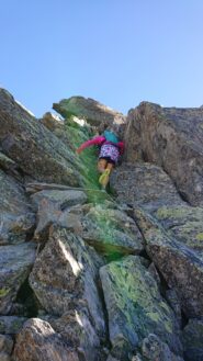 Discesa cresta ovest