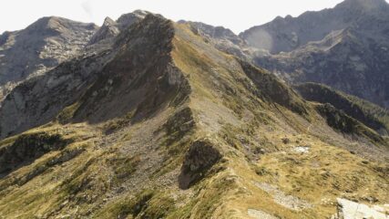 dal Colle della Gragliasca parte della cresta percorsa