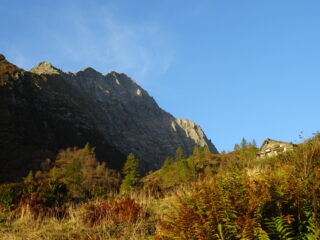 La cresta di taglio durante l'avvicinamento