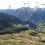 Scendendo verso Foppolo.