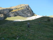 molto bello l'ambiente di discesa sotto il BIvacco Comino