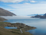 i giochi della nebbia sul Lago del Moncenisio