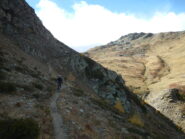 discesa dal Colle Intersile