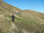 l'inizio del lungo traverso tra la Bassa di Narbona e il passo del del Monte Crosetta