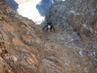 Salendo alla breche inferiore 