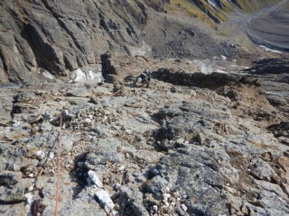 Salendo alla breche superiore 