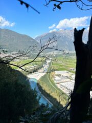 Finestra sulla valle seduti sull'albero della penultima doppia