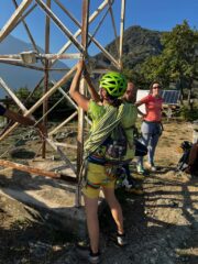 La sosta sulla croce di vetta!