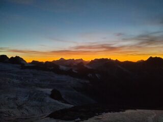 Tramonto dal rifugio