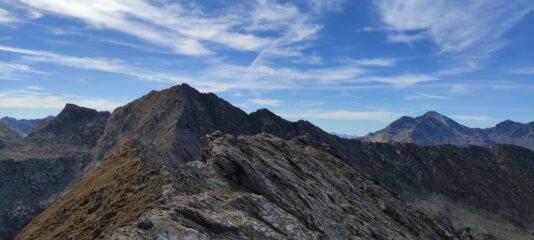 la cresta in vetta