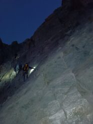 Primi traversi alla luce delle frontali