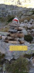 Bivio per il Passo della Rovina 