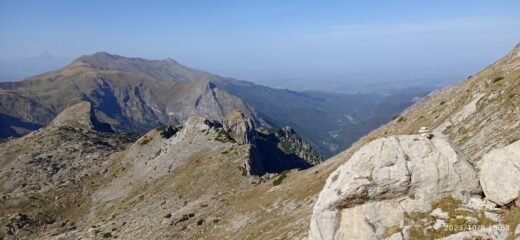 Discesa verso il Passo del Duca 
