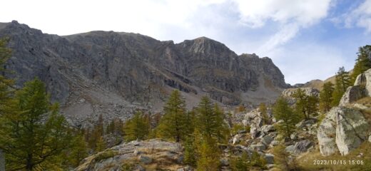 Monte Bego visto dalle conche 