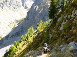 L'ultimo tratto sotto il passo del Souffi
