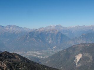 Panorama di vetta con il Leone sullo sfondo