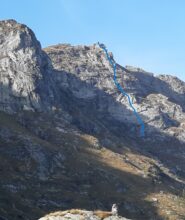 Il tracciato indicativo della via