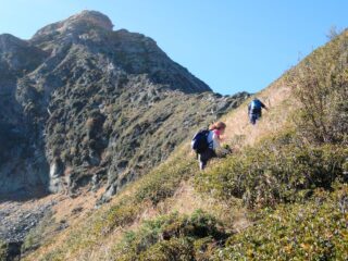Verso il Mottaccio e la cresta Nord