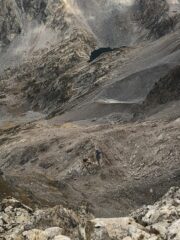 rifugio Federici al Pagari dall alto