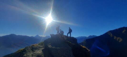 In cima alla Gran Guglia