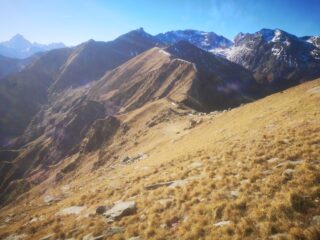 la dorsale dal Gran Truc verso ovest