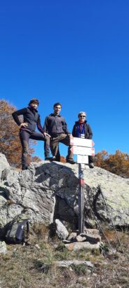 in cima alla Testa di Peitagù