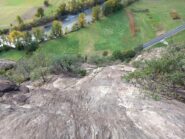 le placche iniziali (in cui si trova la via di fuga)