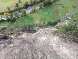 le placche iniziali (in cui si trova la via di fuga)