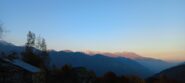 Tramonto verso le cime del Canavese