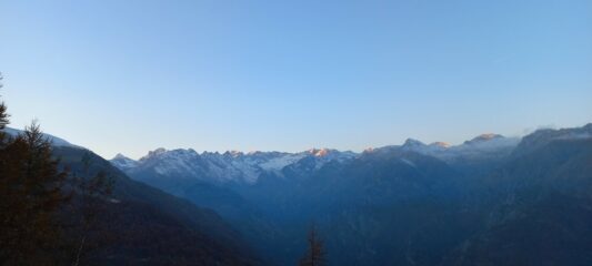 Panorama dalla Croce del Faggio