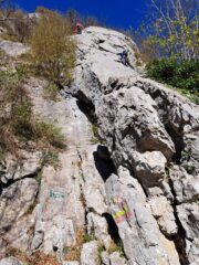 L'attacco della via