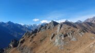 dalla vetta un sguardo verso la testata della valle di Viù