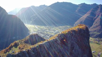 La cresta sud della punta Bandiera