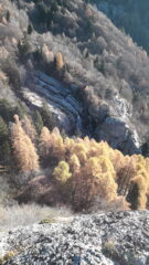 dal Bec di Mea laggiu' le cascate..