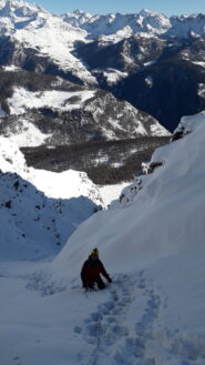 dove il canale piega a sx..