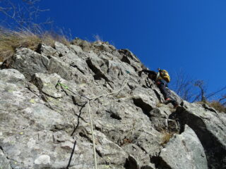 Bella roccia già nella parte bassa