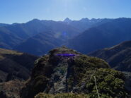 Uscita in vetta vista Monviso