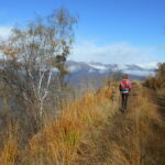 sulla stradina che porta al colletto del M. Corno