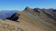 La Punta Marsé vista dal bivio del sentiero per la Bellavarda