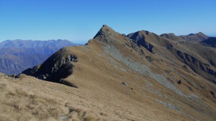 La Punta Marsé vista dal bivio del sentiero per la Bellavarda
