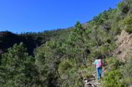Nella parte alta usciti dal bosco