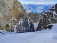 Canalone verso la val Bordei