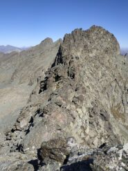 La cresta sud dal colle Giacoletti 