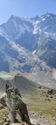 Sul sentiero di discesa